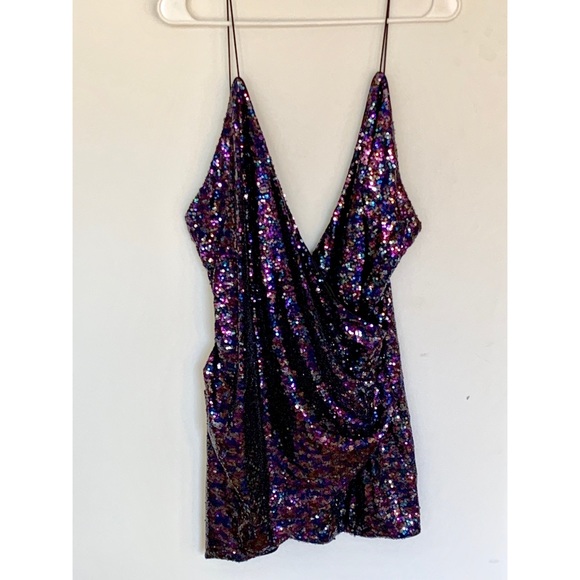 Multicolor Sequin Party Dress | Tobi - Picture 5 of 5